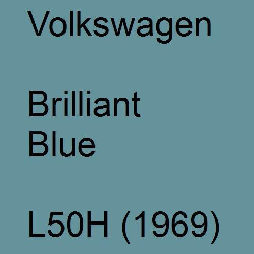 Volkswagen, Brilliant Blue, L50H (1969).